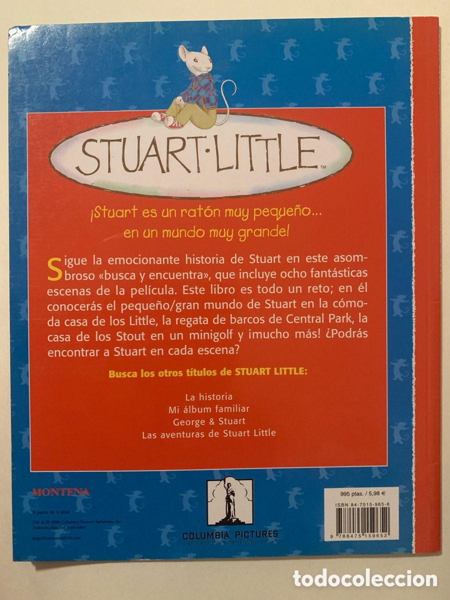 Tebeos: Stuart - Little Busca y Encuentra Montena 2000 - Foto 2
