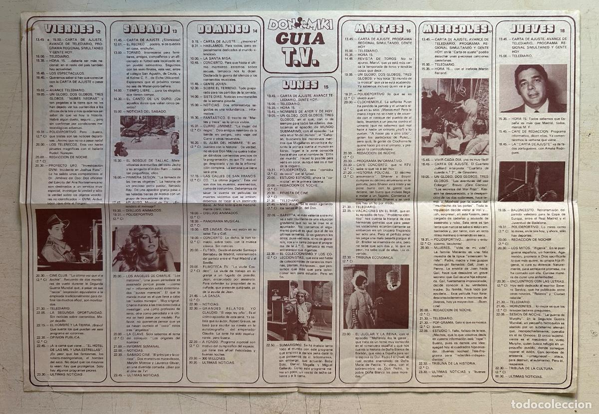Tebeos: P&Oacute;STER DON MIKI - PLUTO + Gu&iacute;a T.V. - Foto 2