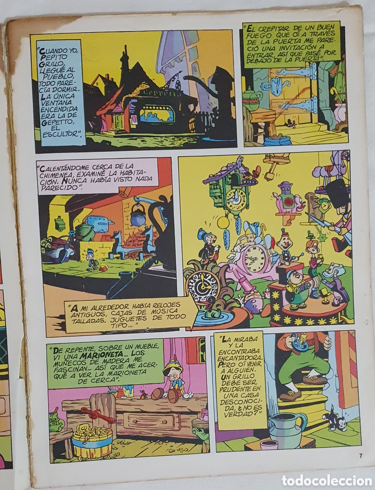 Tebeos: Pinocho c&oacute;mic de Walt Disney - Foto 5