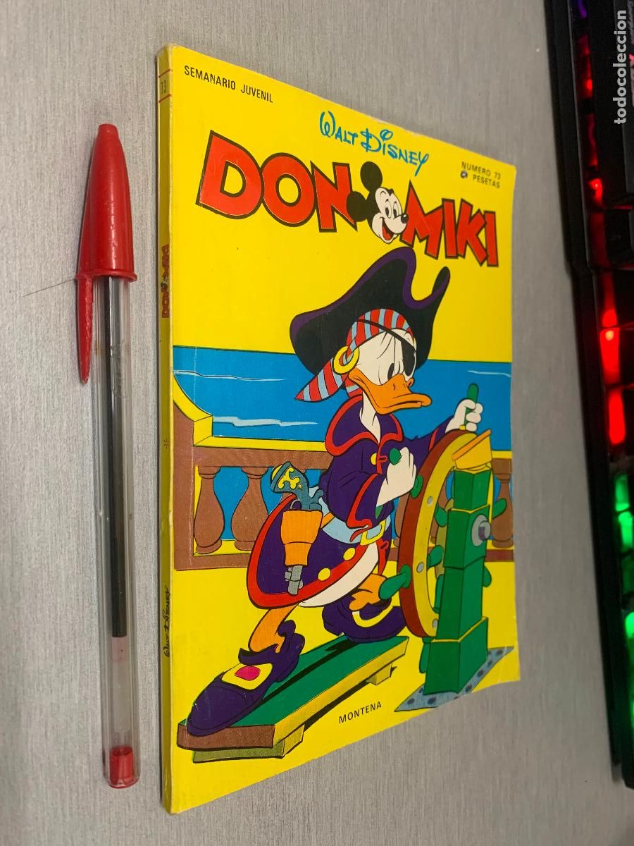 Tebeos: DON MIKI N&ordm; 73 SEMANARIO JUVENIL / WALT DISNEY - MONTENA 1976