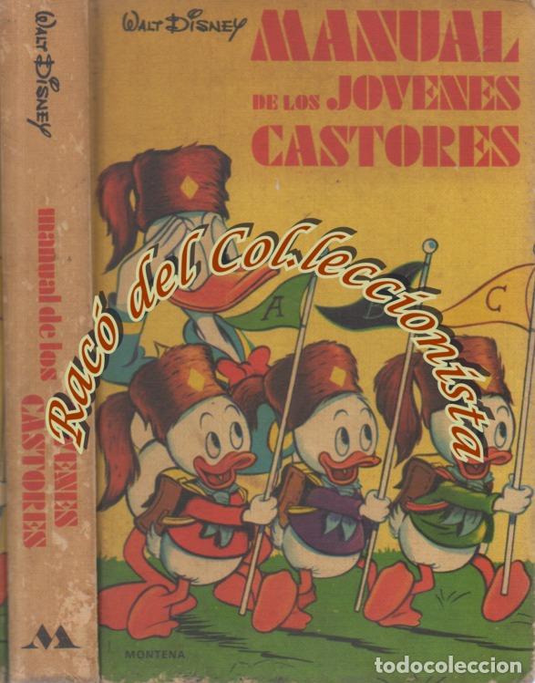Tebeos: 1 &ordm; MANUAL DE LOS JOVENES CASTORES, WALT DISNEY, EDITORIAL MONTENA, 1977