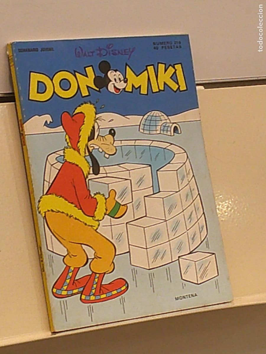Tebeos: DON MIKI N&ordm; 219 WALT DISNEY - MONTENA