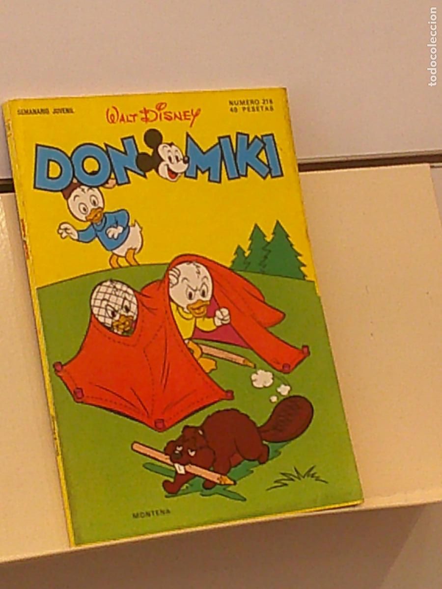 Tebeos: DON MIKI N&ordm; 216 WALT DISNEY - MONTENA
