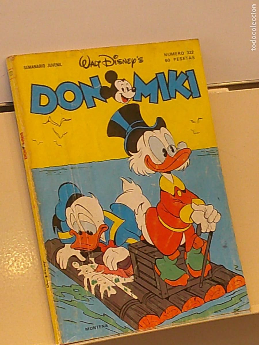 Tebeos: DON MIKI N&ordm; 322 WALT DISNEY - MONTENA