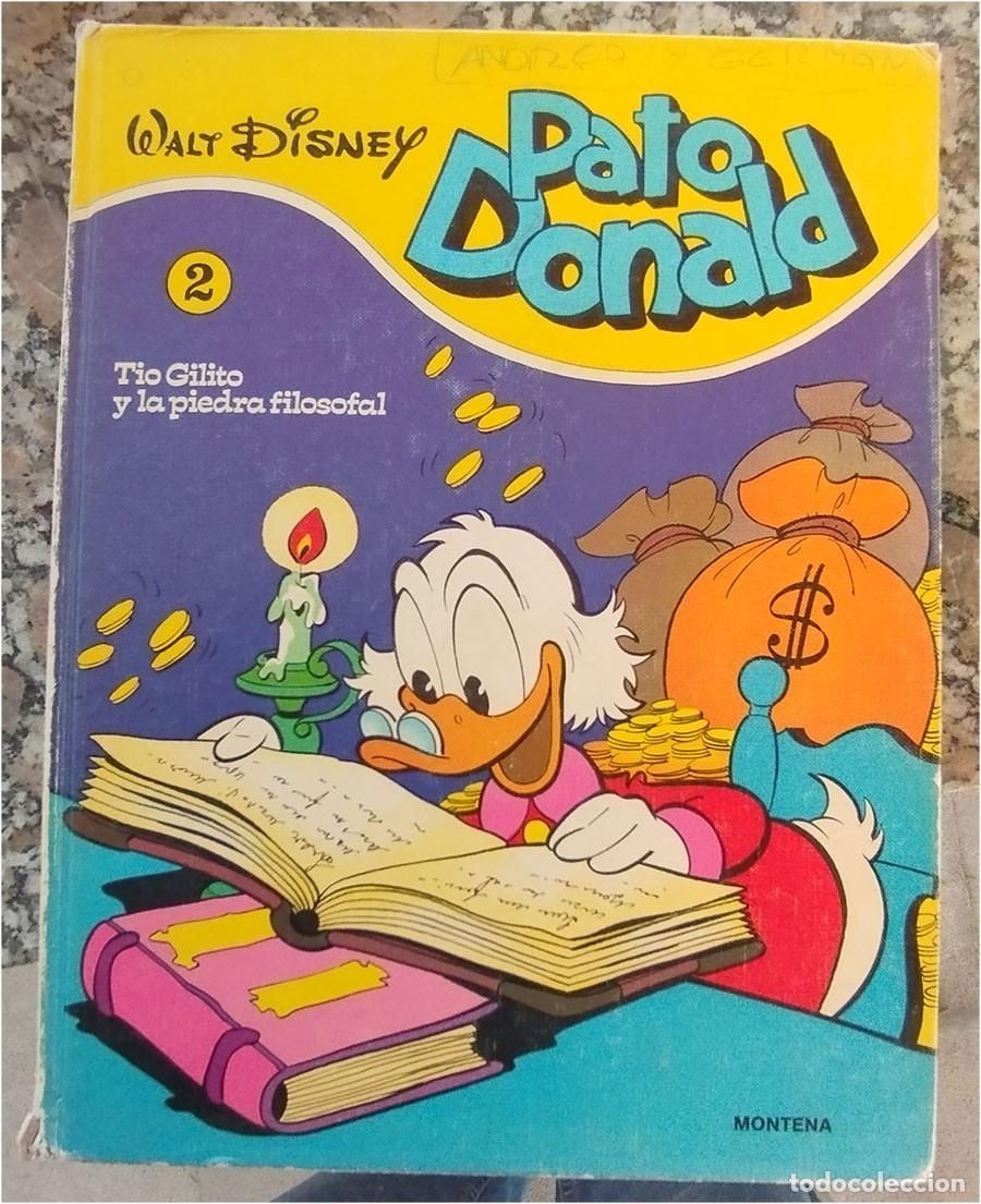 Tebeos: WALT DISNEY PATO DONALD ED. MONTENA 1980 N.&ordm; 2 TIO GILITO Y LA PIEDRA FILOSOFAL PASTA DURA