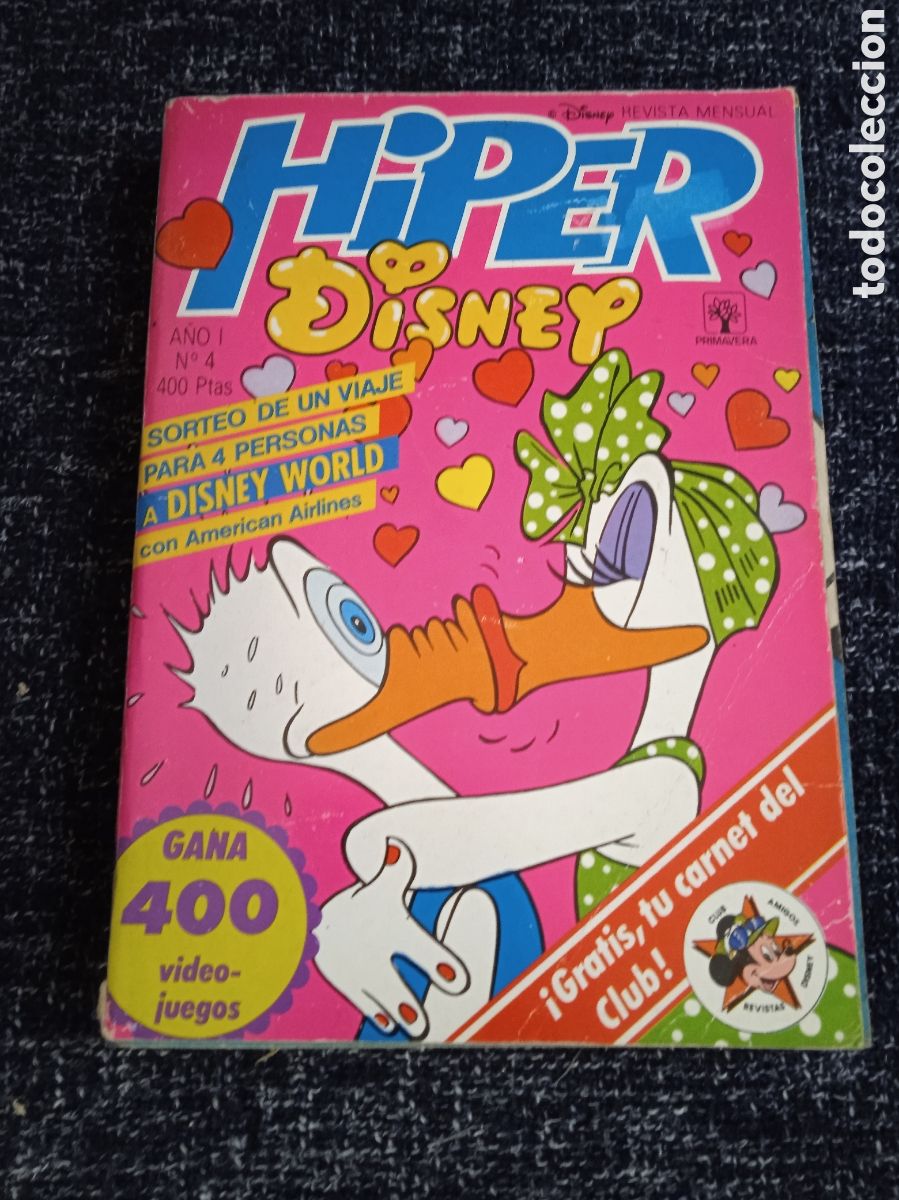 Tebeos: HIPER DISNEY N&ordm; 4 -ED. EDITORIAL PRIMAVERA - DISNEY
