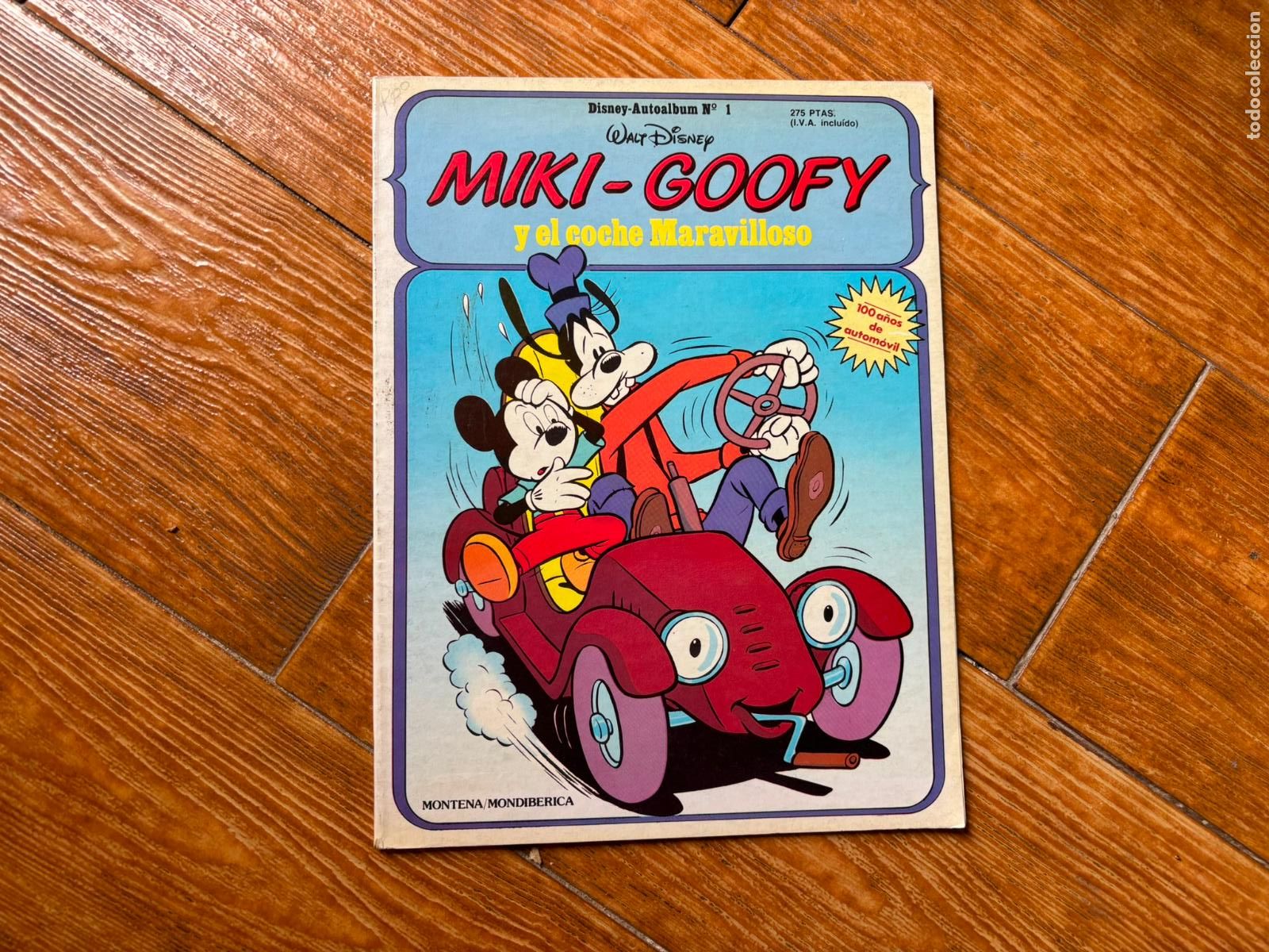 Tebeos: DISNEY AUTO &Aacute;LBUM AUTOALBUM N&ordm; 1 EDITORIAL MONTENA 1986