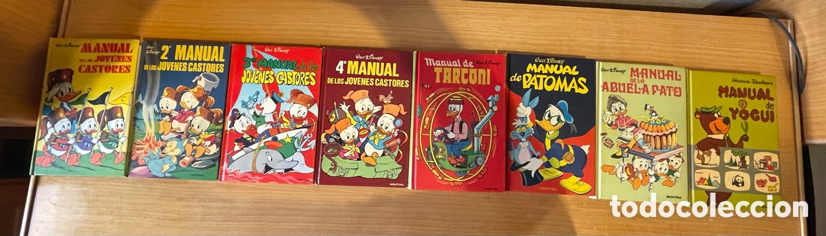 Tebeos: Lote de 8 manuales cl&aacute;sicos (Montena)