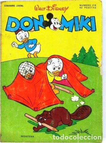 Tebeos: DON MIKI - N&ordm; 216 - WALT DISNEY - COMIC