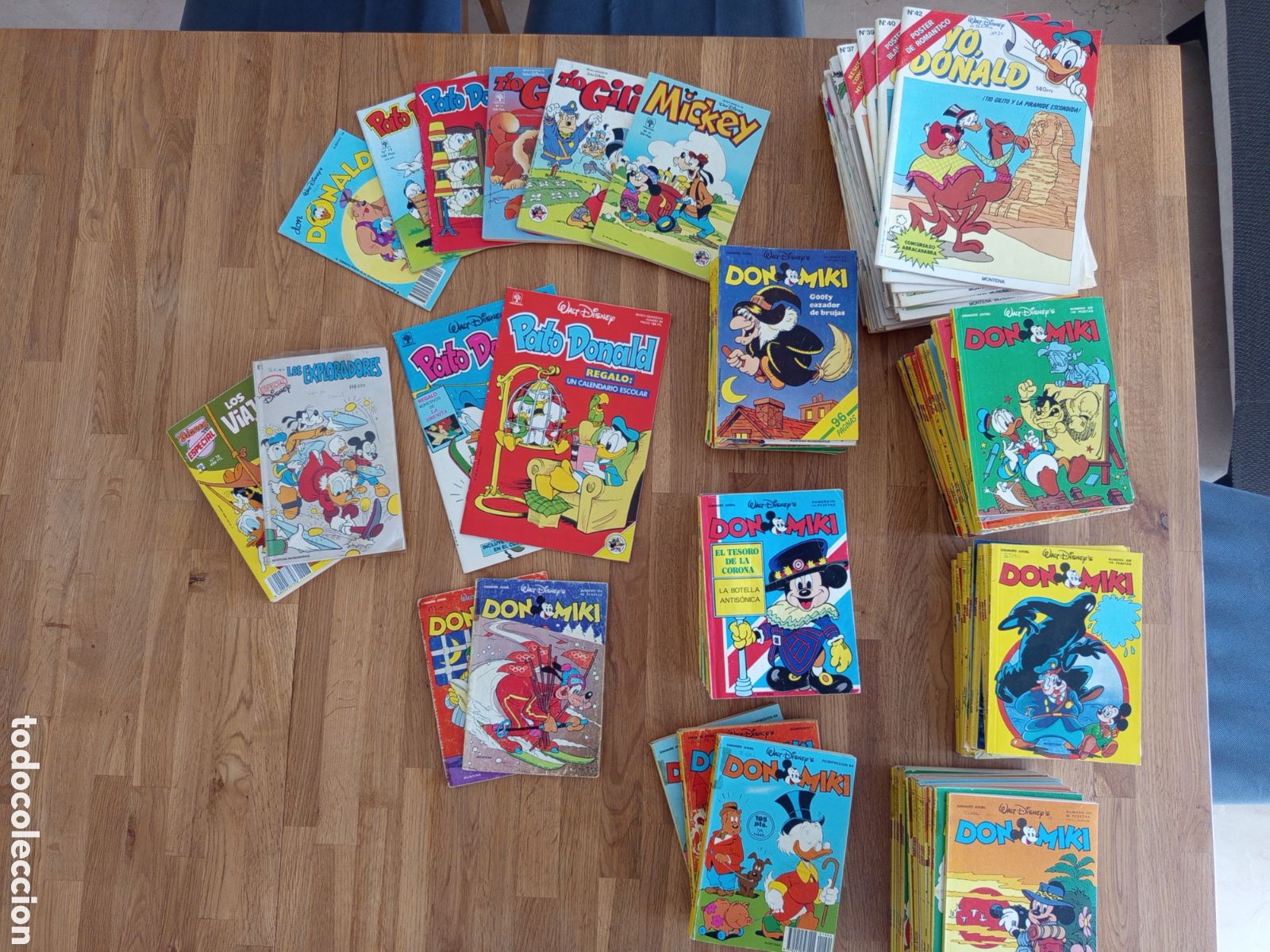 Tebeos: Lote 165+ c&oacute;mics Disney Espa&ntilde;a a&ntilde;os 80-90 | Don Miki, Yo Donald, Especiales | Montena