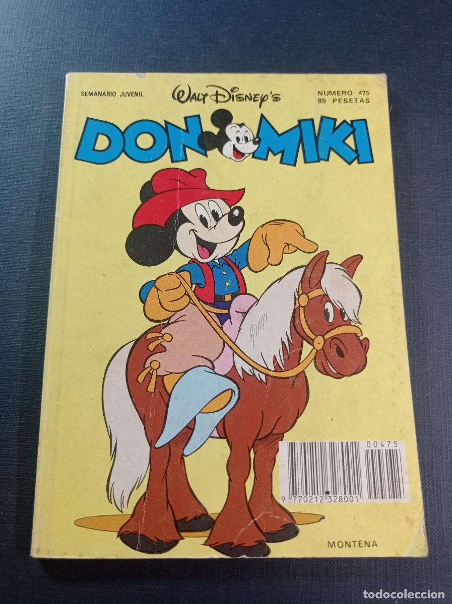 Tebeos: DON MIKI N&ordm; 475. Walt Disney. Editorial Montena, 1986. Jaime Diaz Studio, Giulio Chierchini. VER ++