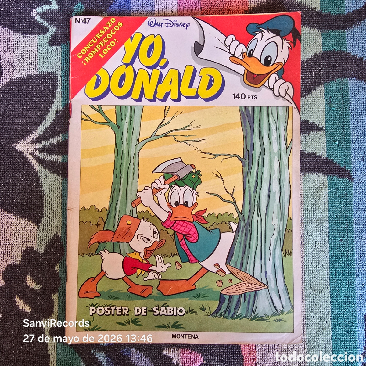Tebeos: YO, DONALD 47 (WALT DISNEY, MONTENA)