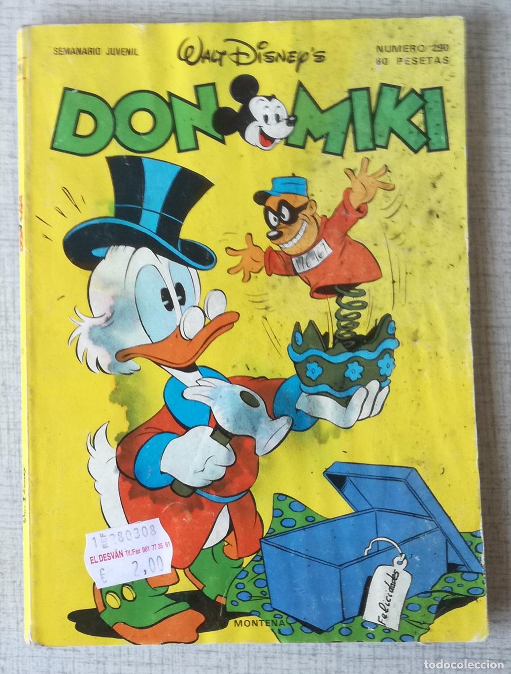Tebeos: Comic Don Miki, n&ordm; 290 - Montena, Walt Disney