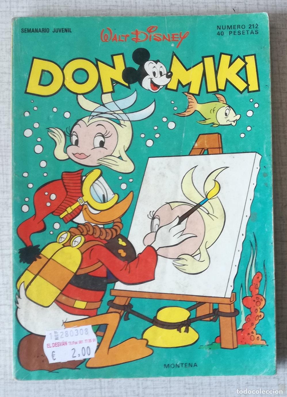 Tebeos: Comic Don Miki, n&ordm; 212 - Montena, Walt Disney