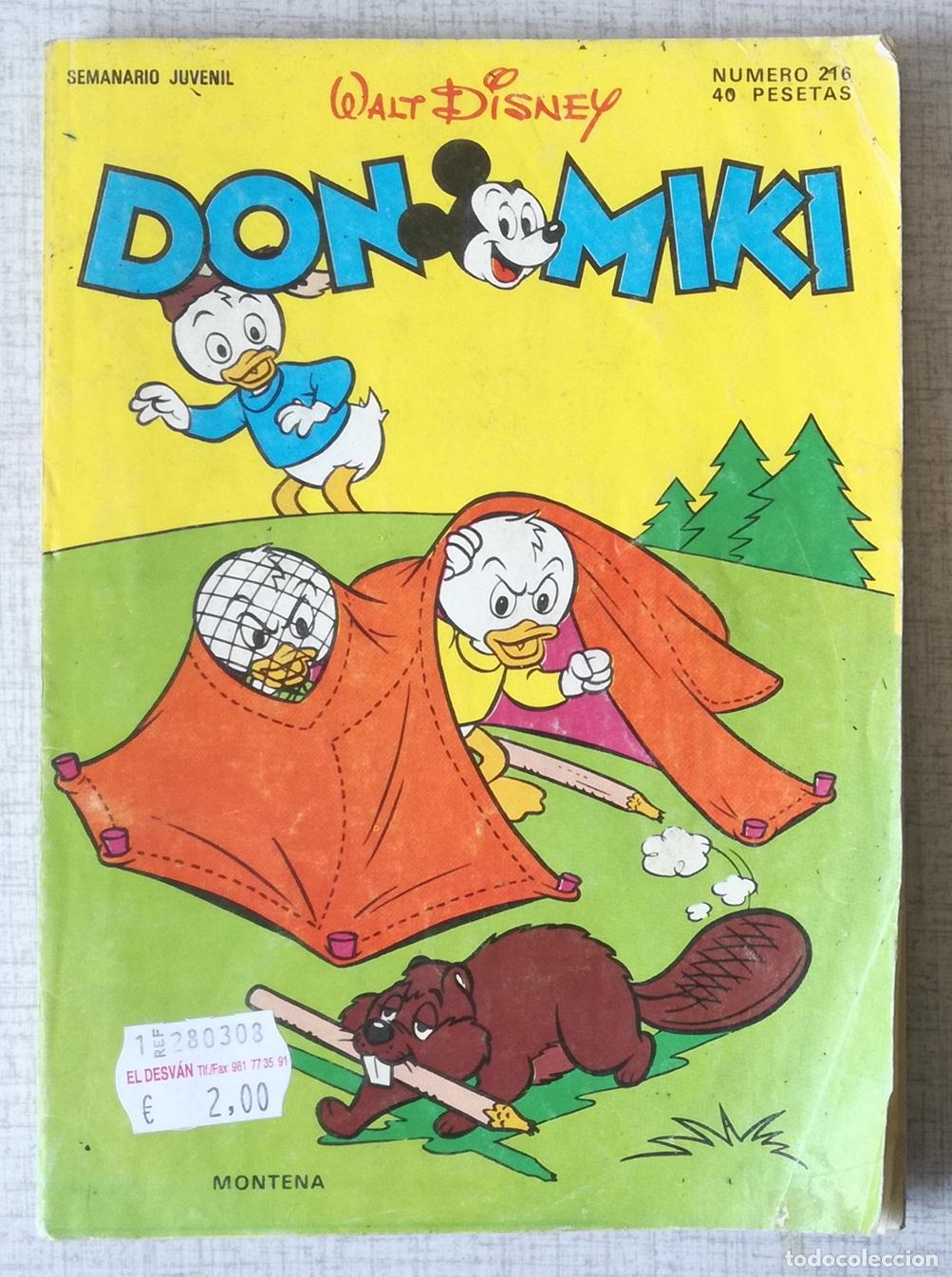 Tebeos: Comic Don Miki, n&ordm; 216 - Montena, Walt Disney