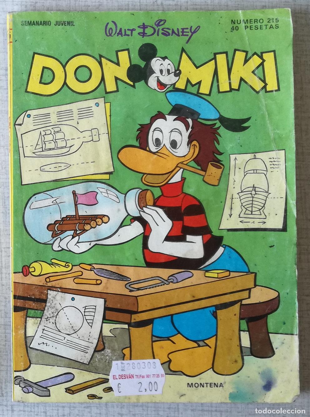 Tebeos: Comic Don Miki, n&ordm; 215 - Montena, Walt Disney