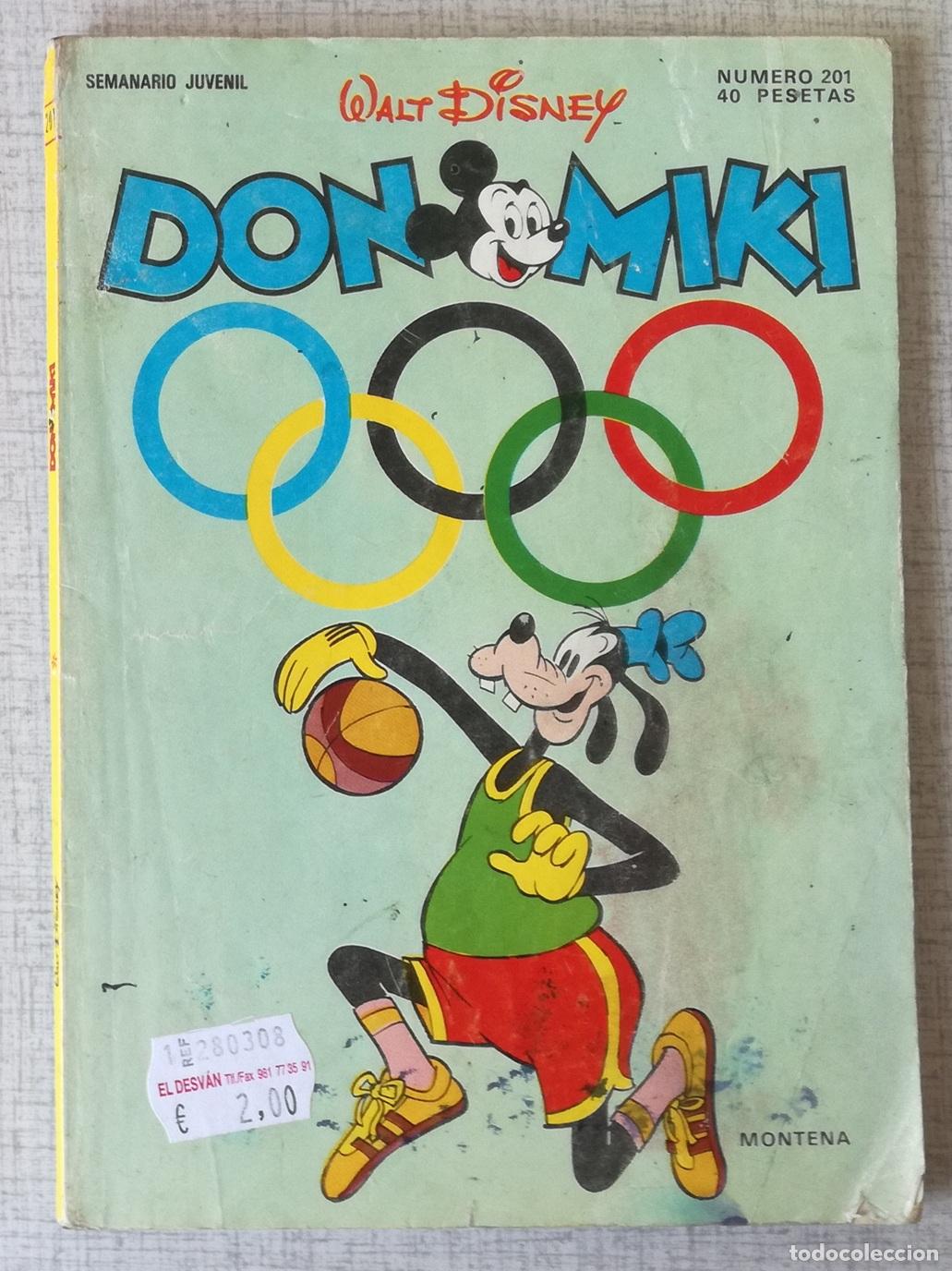 Tebeos: Comic Don Miki, n&ordm; 201 - Montena, Walt Disney
