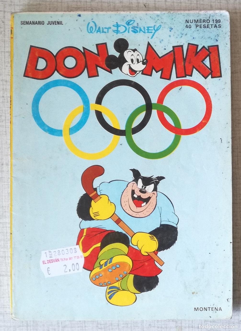 Tebeos: Comic Don Miki, n&ordm; 199 - Montena, Walt Disney