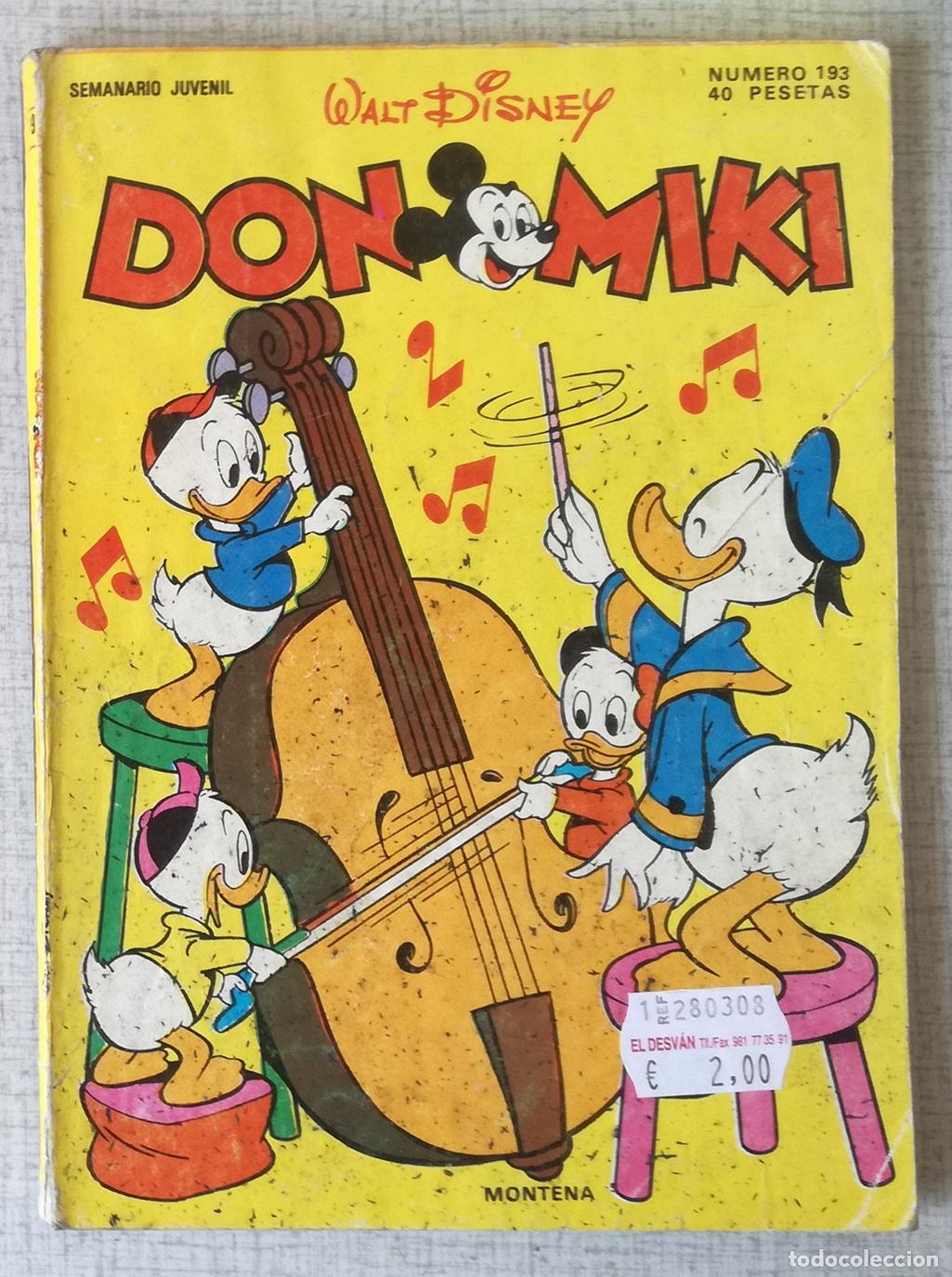 Tebeos: Comic Don Miki, n&ordm; 193 - Montena, Walt Disney