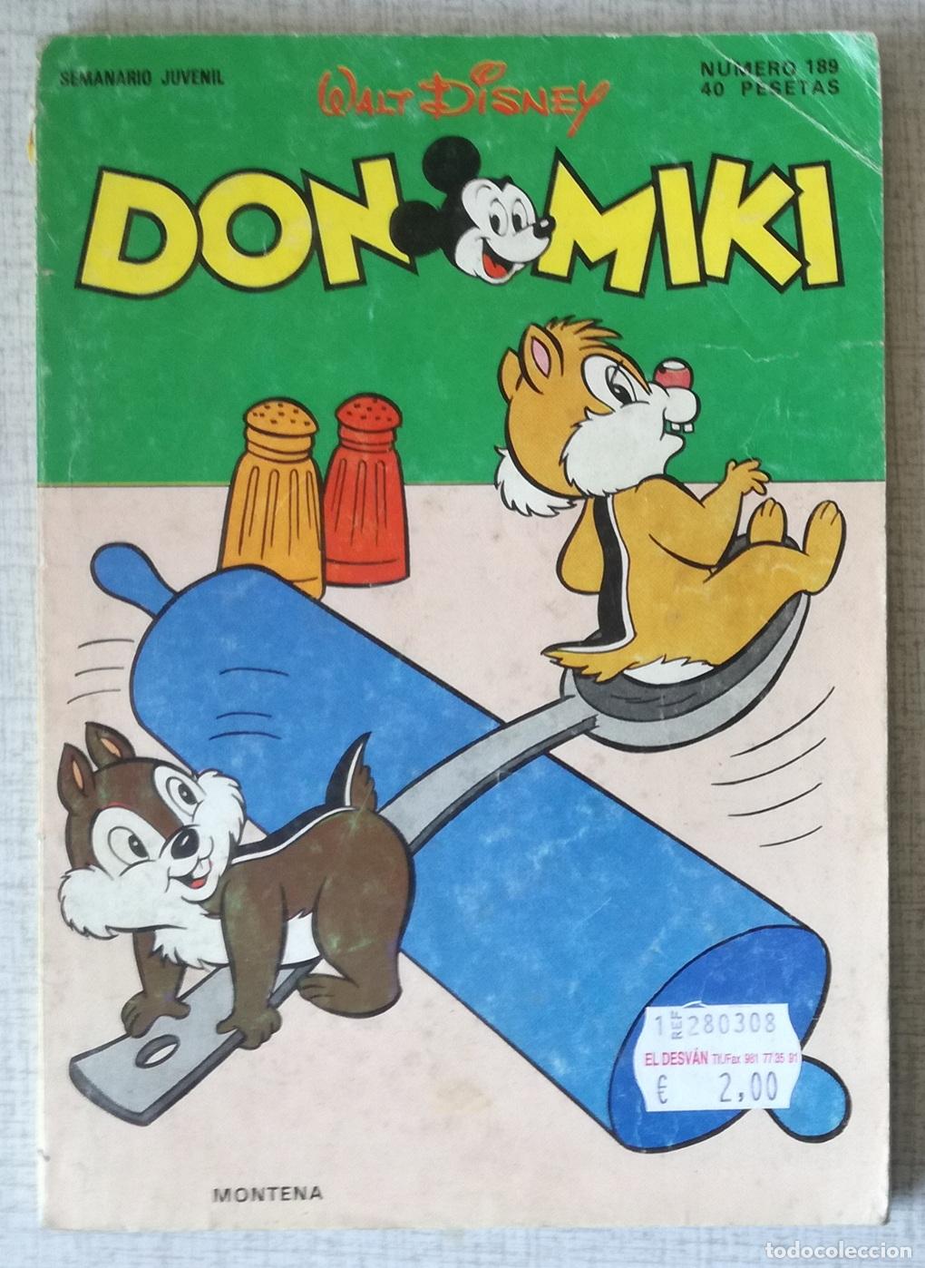 Tebeos: Comic Don Miki, n&ordm; 189 - Montena, Walt Disney