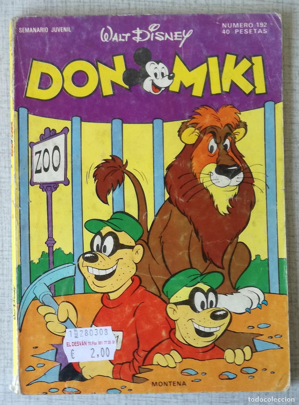 Tebeos: Comic Don Miki, n&ordm; 192 - Montena, Walt Disney