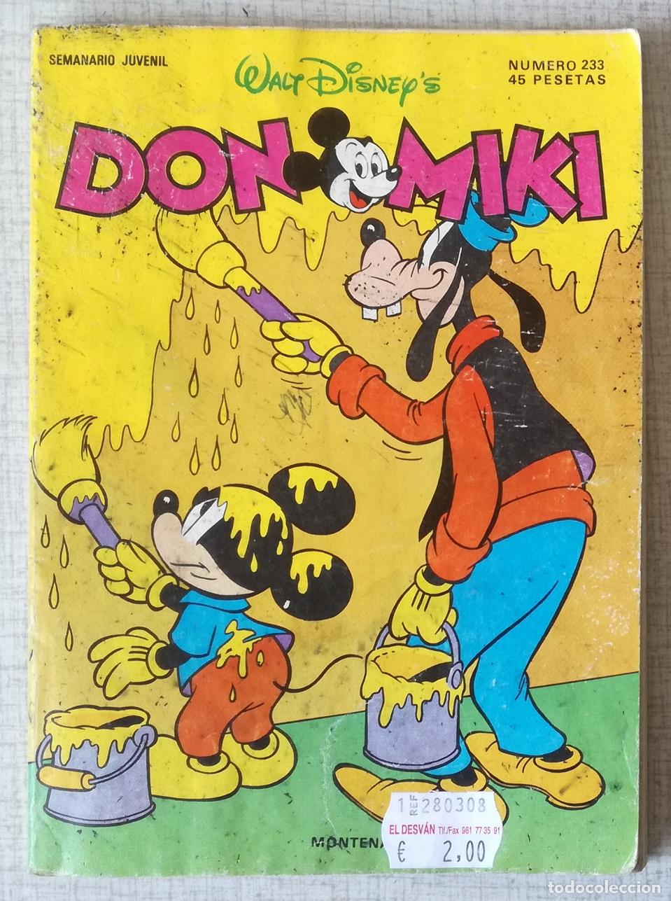 Tebeos: Comic Don Miki, n&ordm; 233 - Montena, Walt Disney