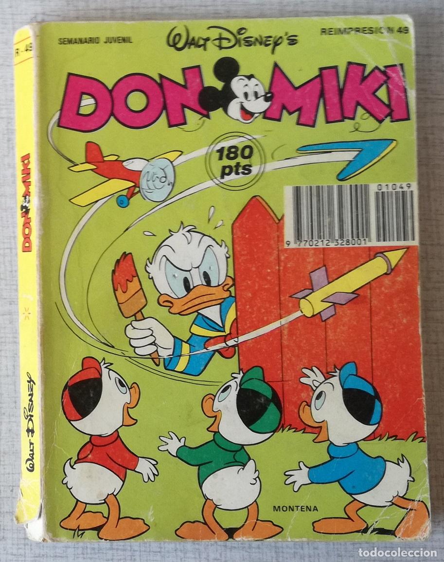 Tebeos: Comic Don Miki: Retapado con los numeros 317 y 321 (Reimpresion 49) - Montena, Walt Disney
