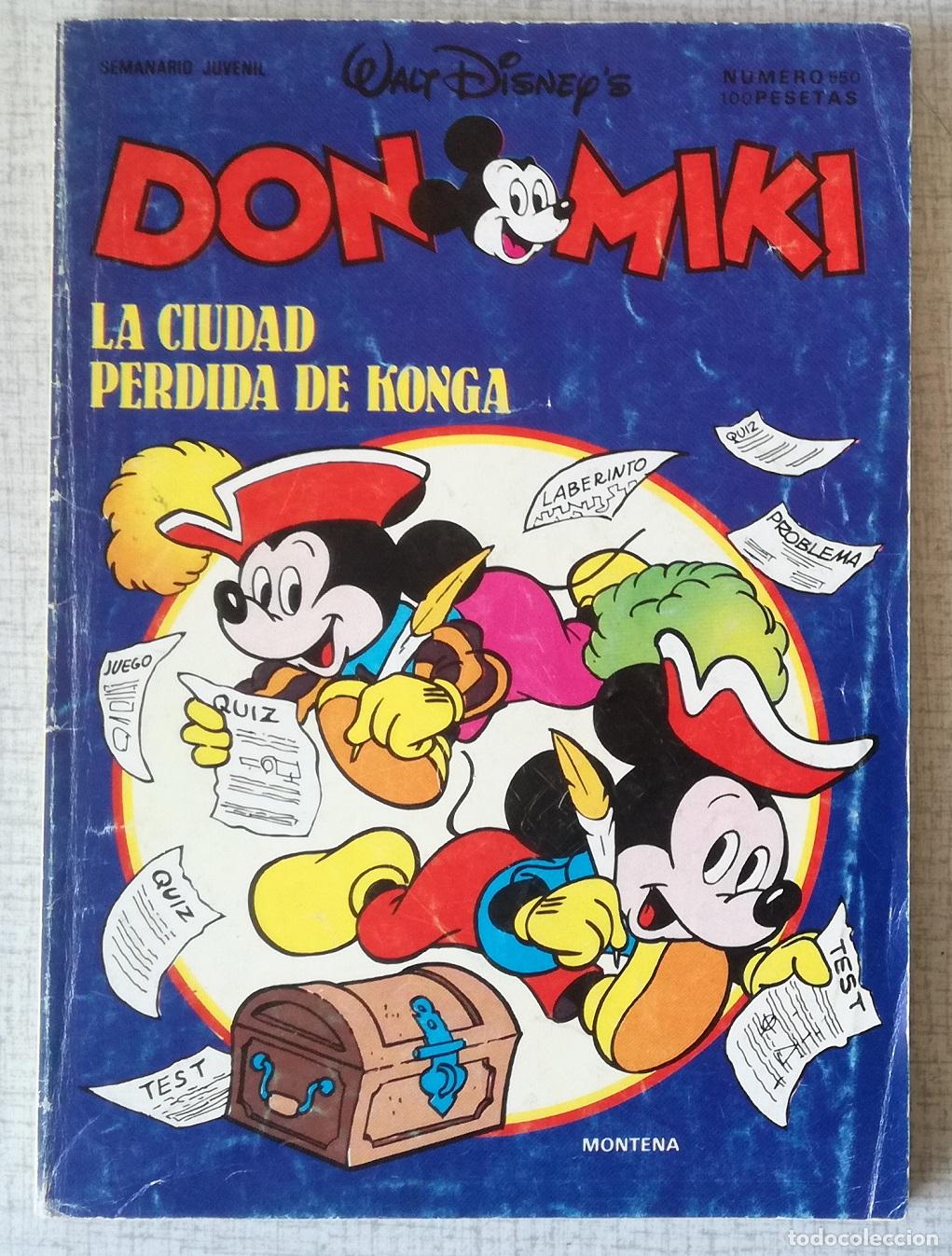 Tebeos: Comic Don Miki, n&ordm; 550 - Montena, Walt Disney