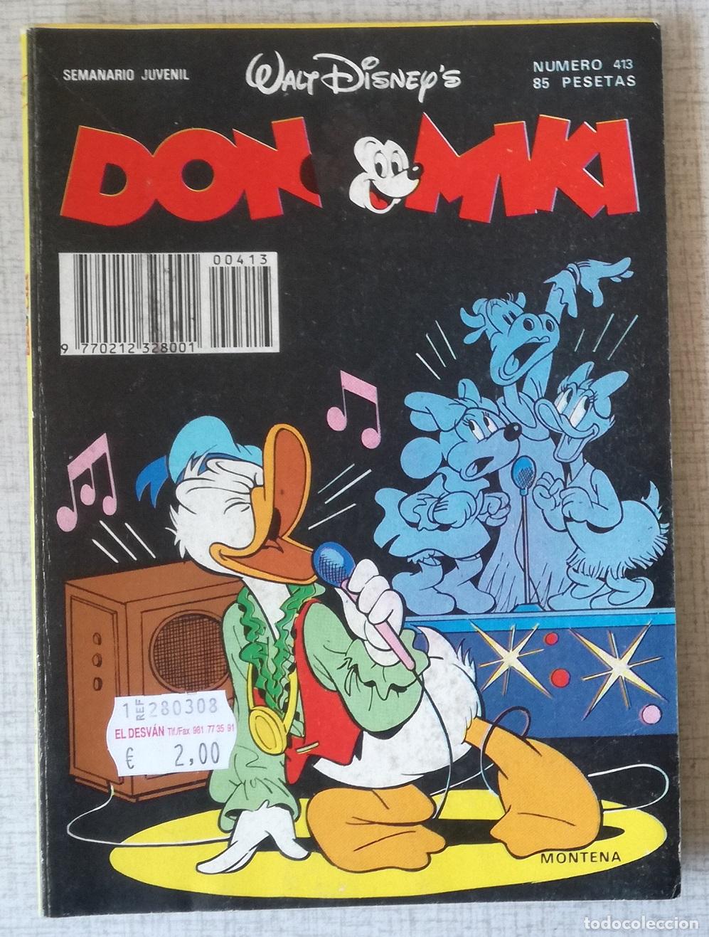 Tebeos: Comic Don Miki, n&ordm; 413 - Montena, Walt Disney