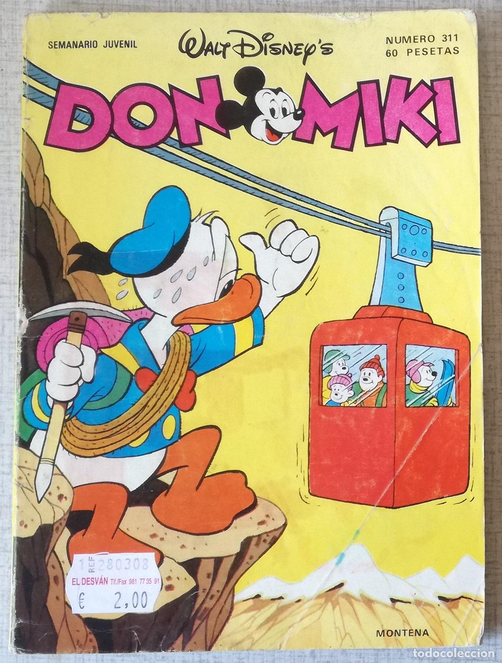 Tebeos: Comic Don Miki, n&ordm; 311 - Montena, Walt Disney