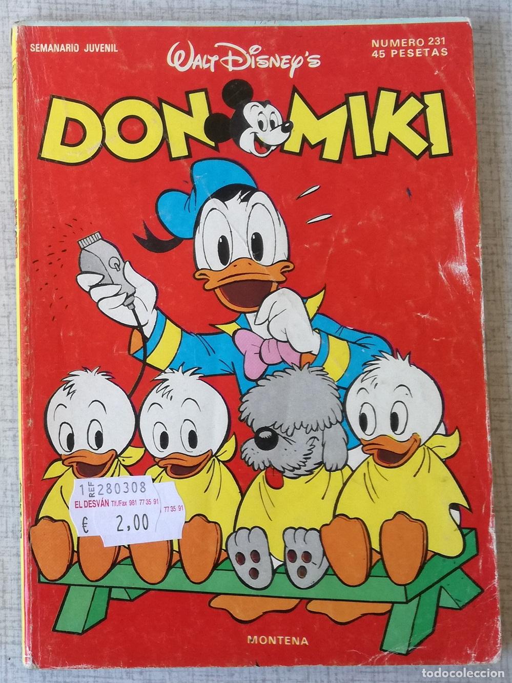 Tebeos: Comic Don Miki, n&ordm; 231 - Montena, Walt Disney