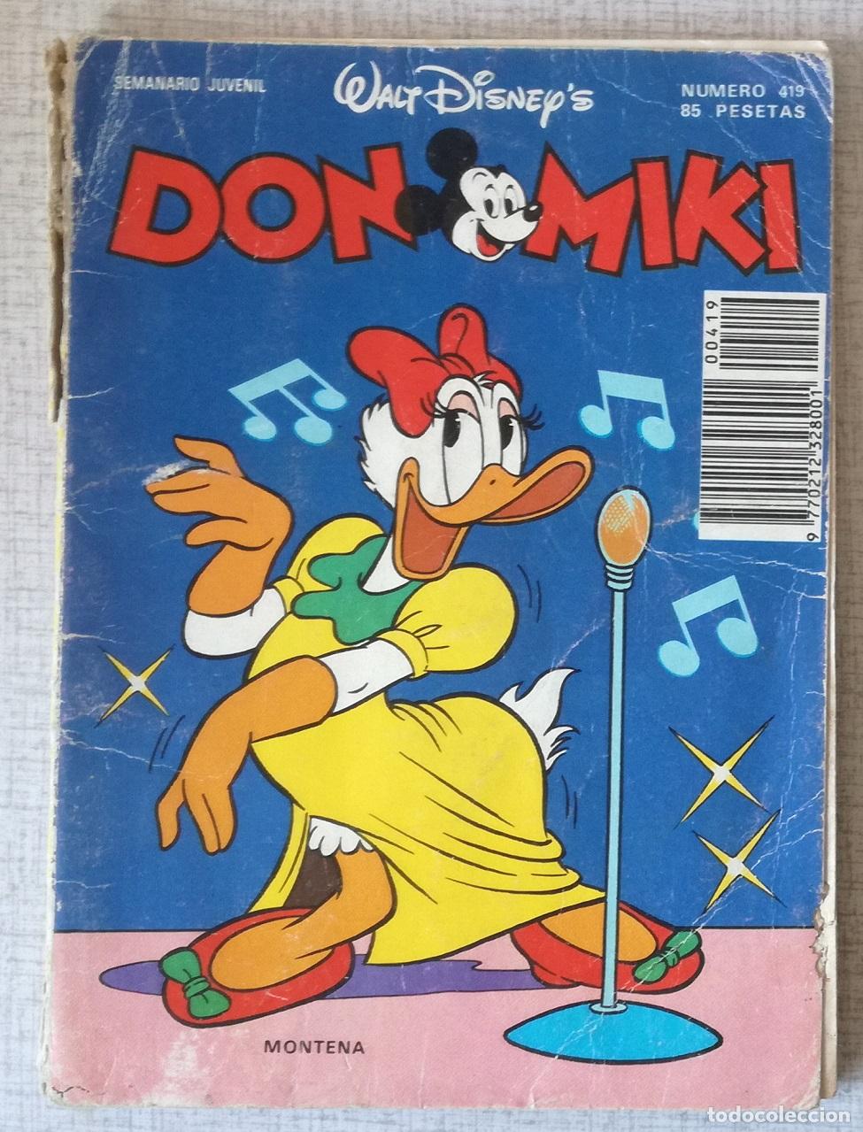 Tebeos: Comic Don Miki, n&ordm; 419 - Montena, Walt Disney