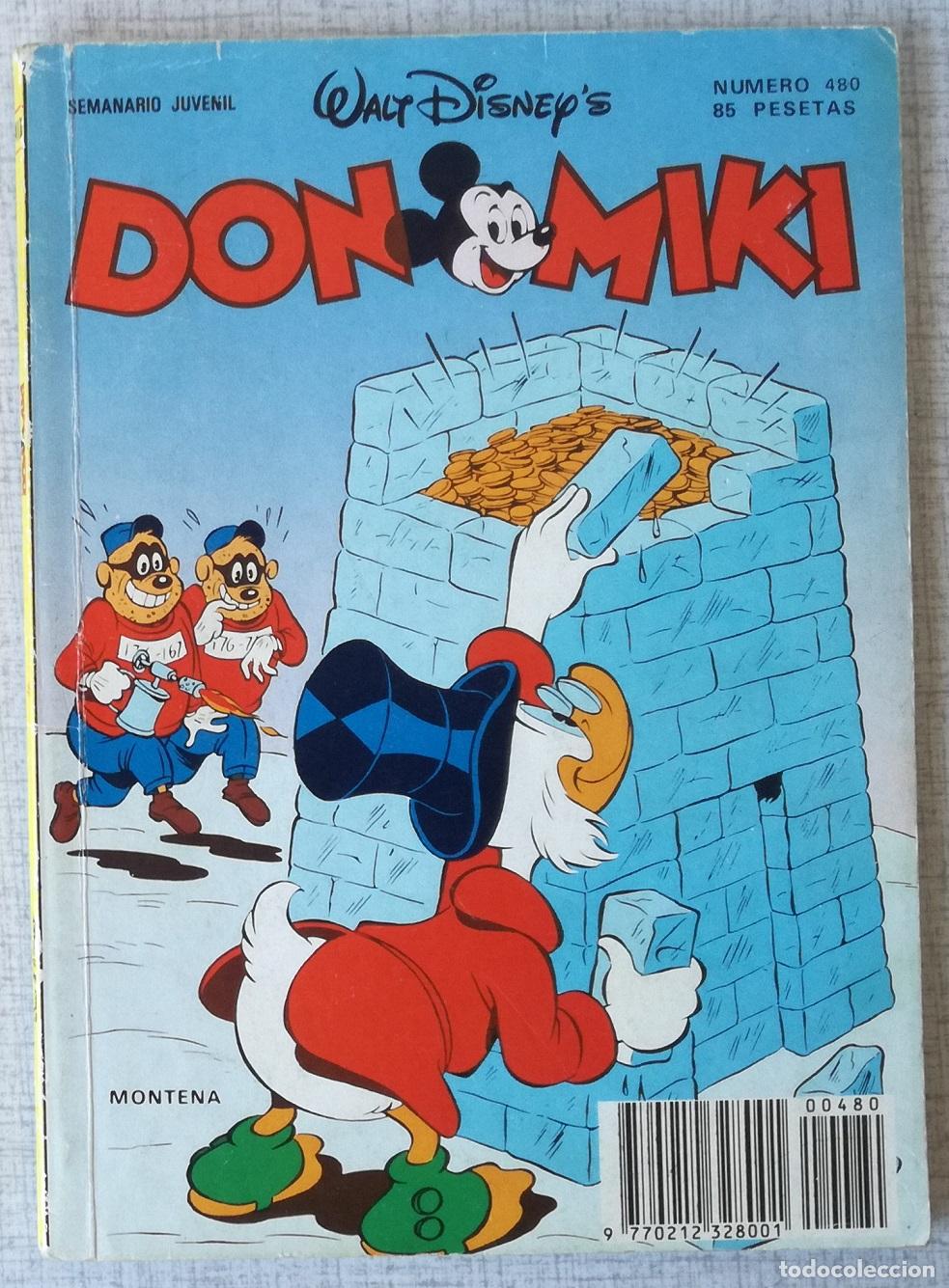 Tebeos: Comic Don Miki, n&ordm; 480 - Montena, Walt Disney