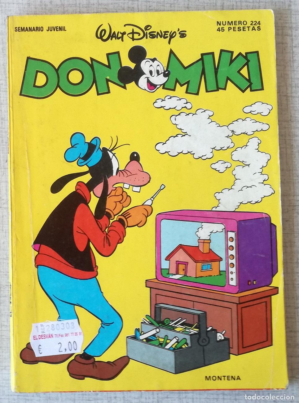 Tebeos: Comic Don Miki, n&ordm; 224 - Montena, Walt Disney