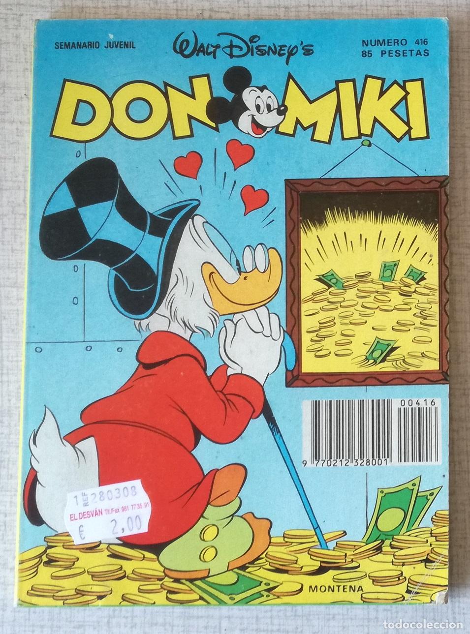 Tebeos: Comic Don Miki, n&ordm; 416 - Montena, Walt Disney