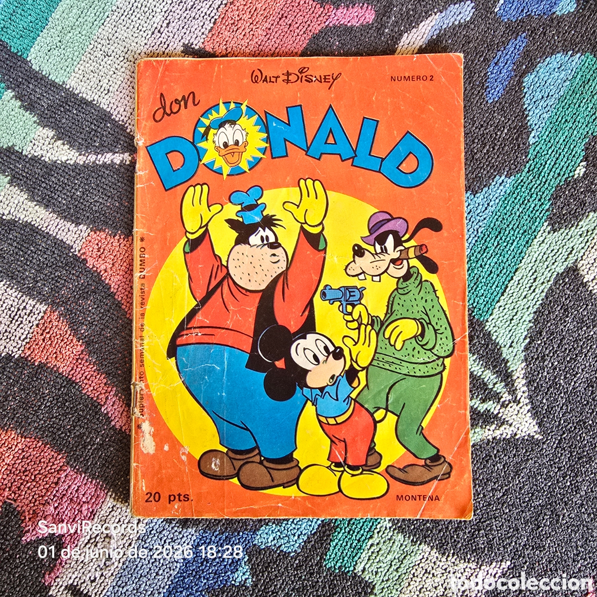 Tebeos: WALT DISNEY, DON DONALD 2 (MONTENA)