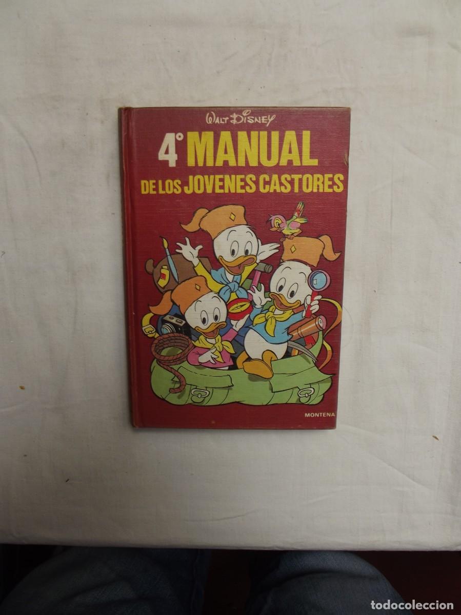 Tebeos: MANUAL DE LOS JOVENES CASTORES N&ordm; 4 WALT DISNEY ( MONTENA )