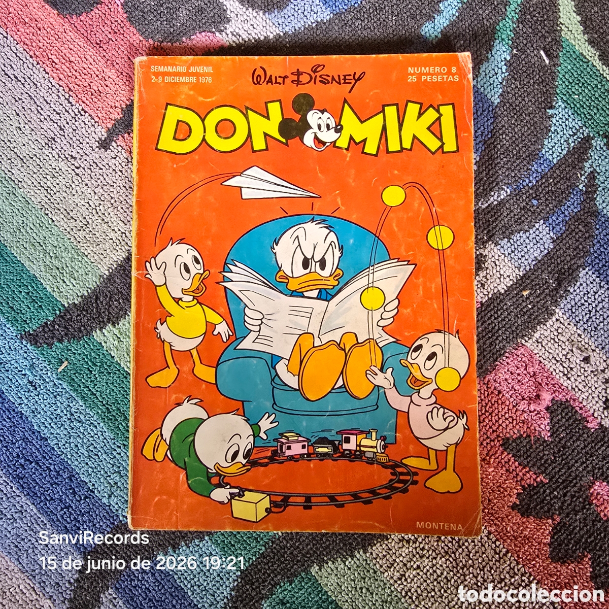 Tebeos: WALT DISNEY, DON MIKI 8 (MONTENA)