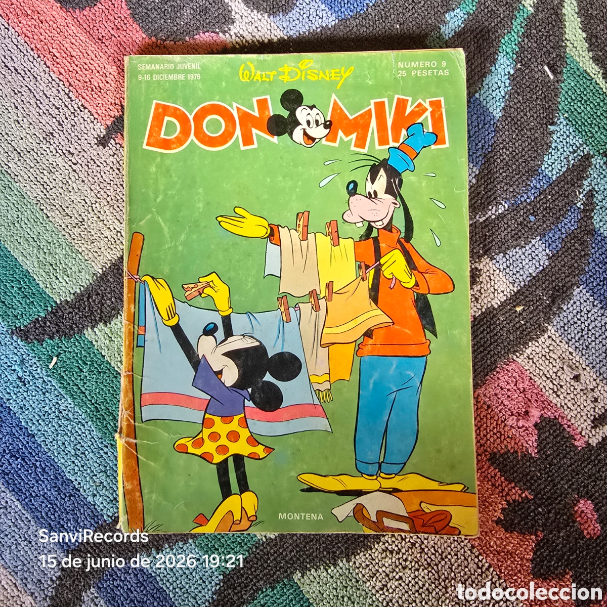Tebeos: WALT DISNEY, DON MIKI 9 (MONTENA)