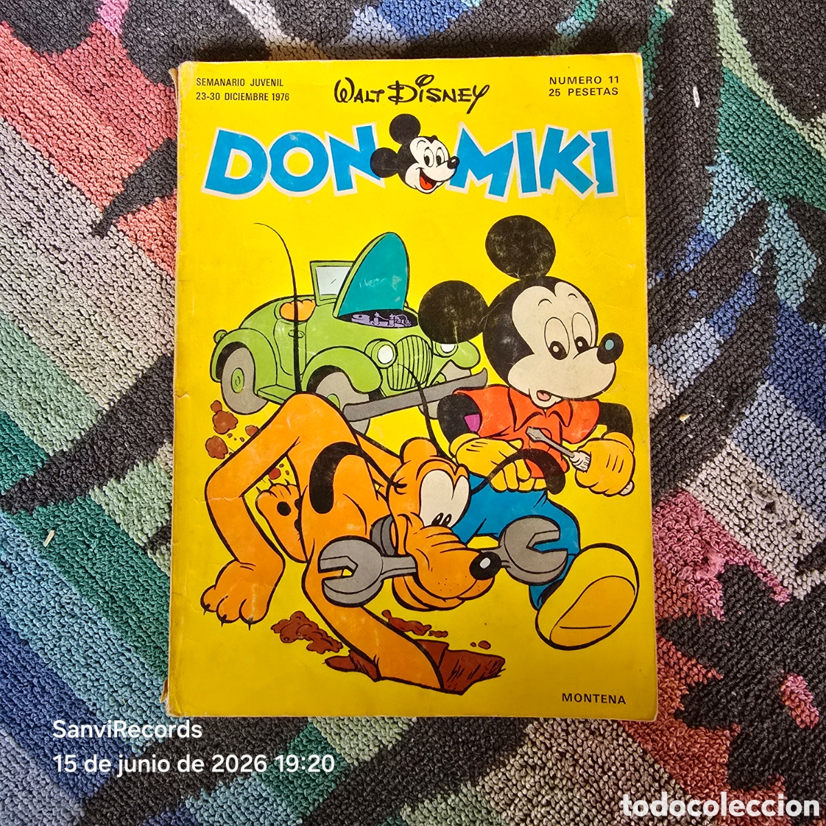 Tebeos: WALT DISNEY, DON MIKI 11 (MONTENA)