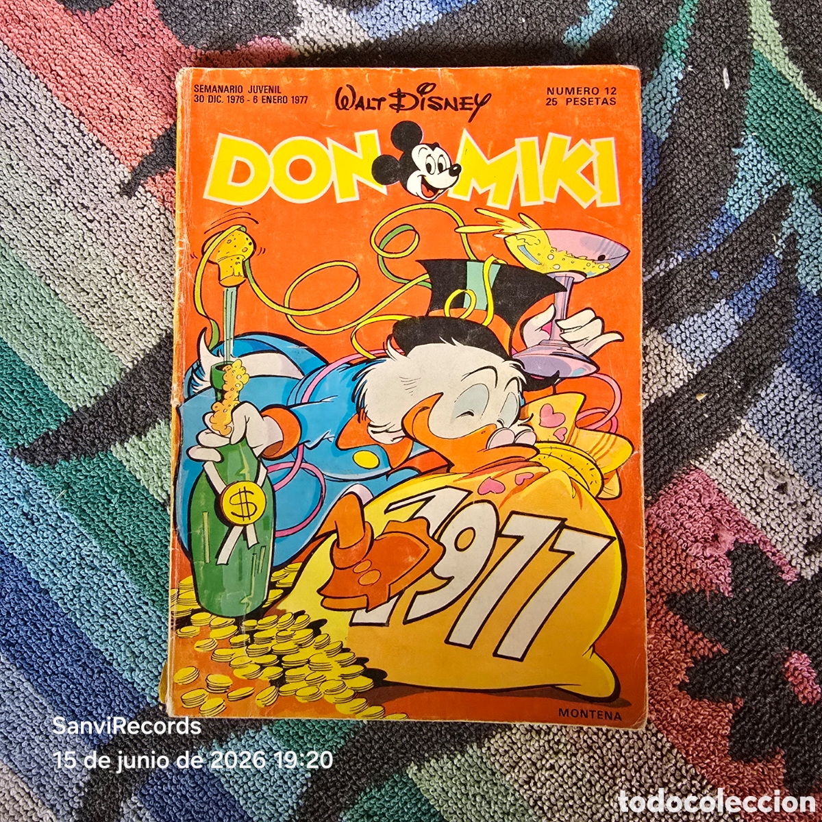 Tebeos: WALT DISNEY, DON MIKI 12 (MONTENA)