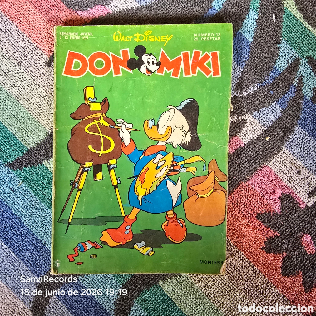 Tebeos: WALT DISNEY, DON MIKI 13 (MONTENA)