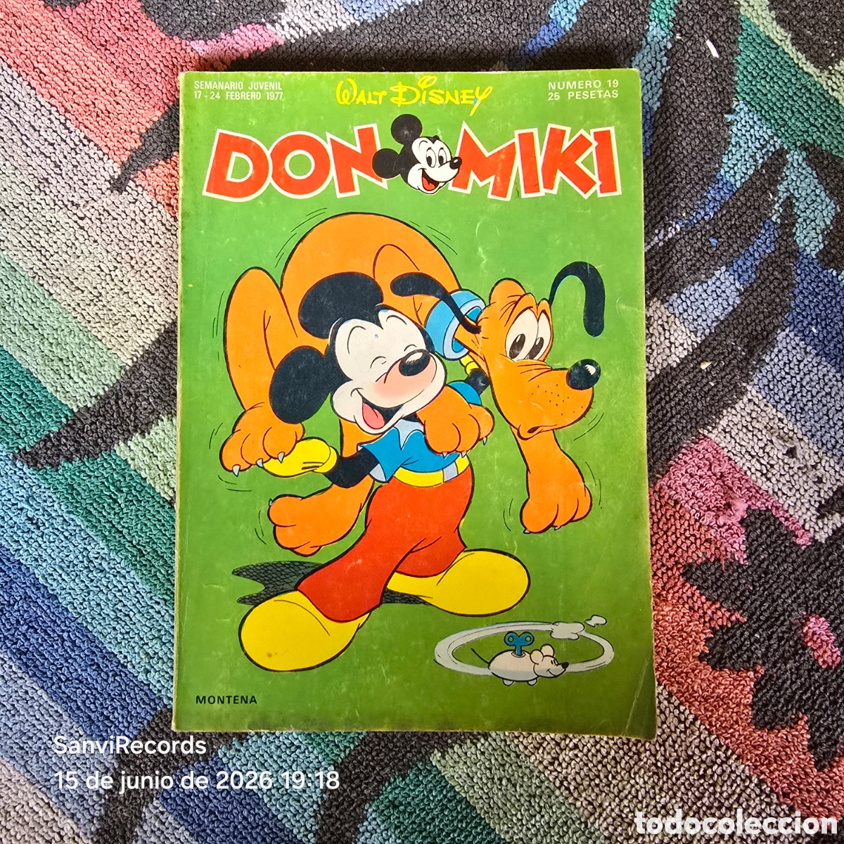 Tebeos: WALT DISNEY, DON MIKI 19 (MONTENA)