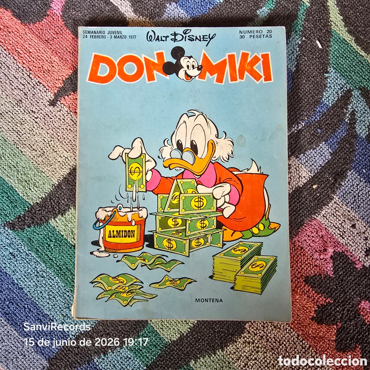 Tebeos: WALT DISNEY, DON MIKI 20 (MONTENA)
