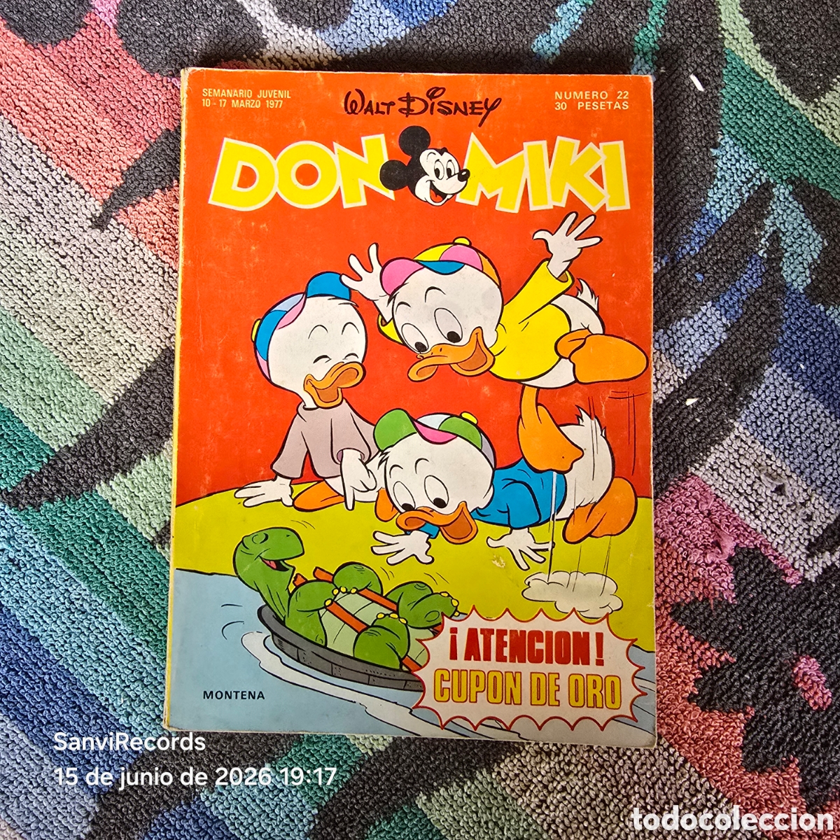 Tebeos: WALT DISNEY, DON MIKI 22 (MONTENA)