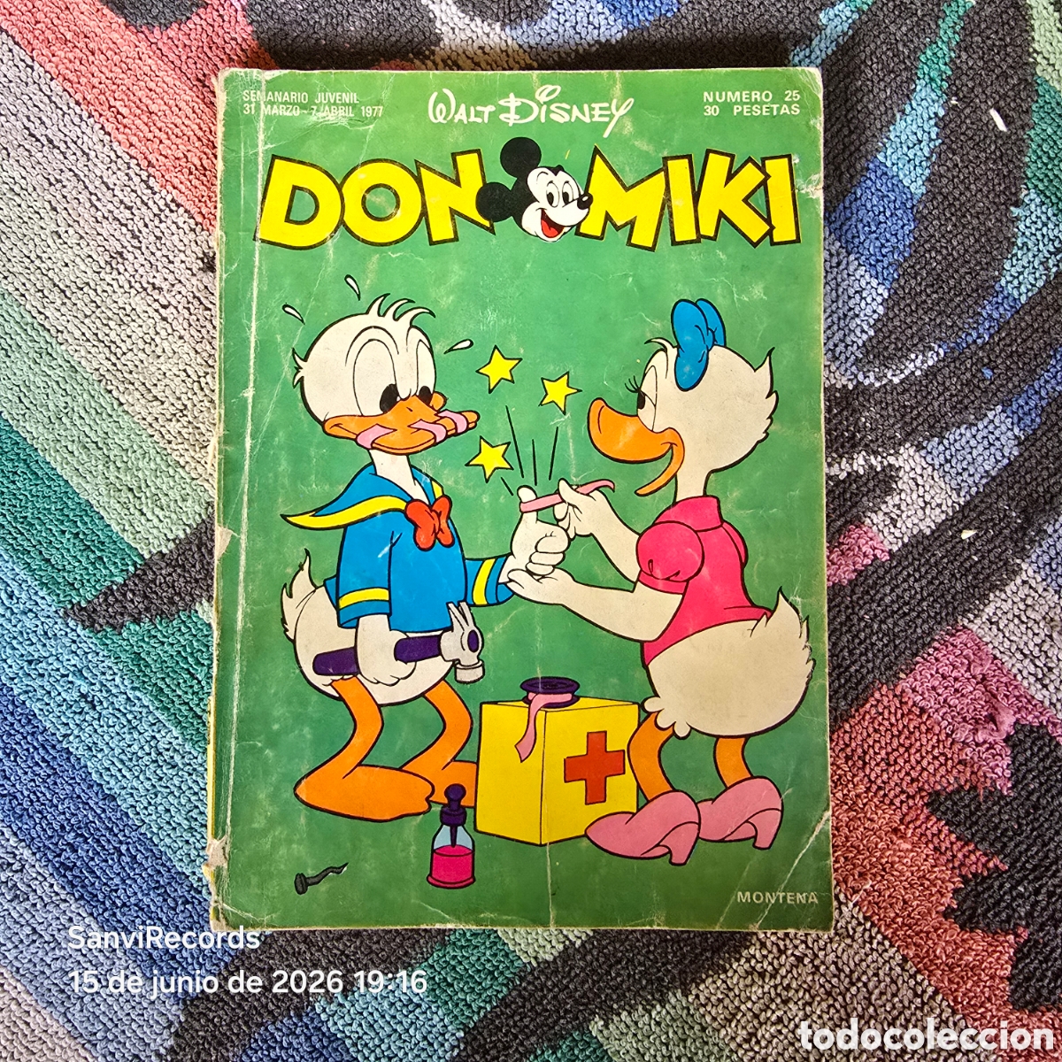 Tebeos: WALT DISNEY, DON MIKI 25 (MONTENA)