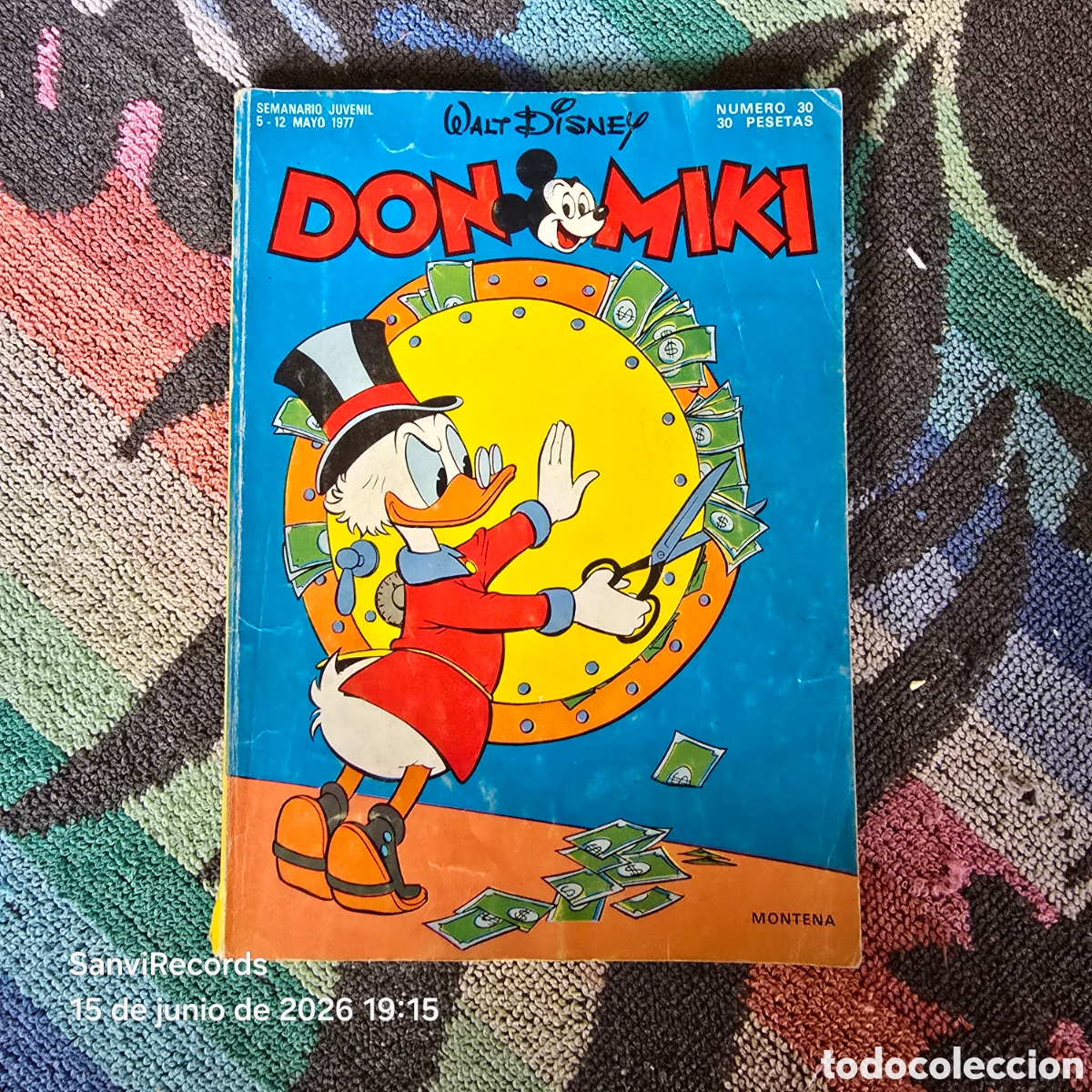 Tebeos: WALT DISNEY, DON MIKI 30 (MONTENA)