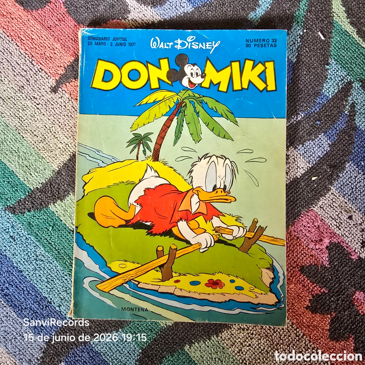 Tebeos: WALT DISNEY, DON MIKI 33 (MONTENA)