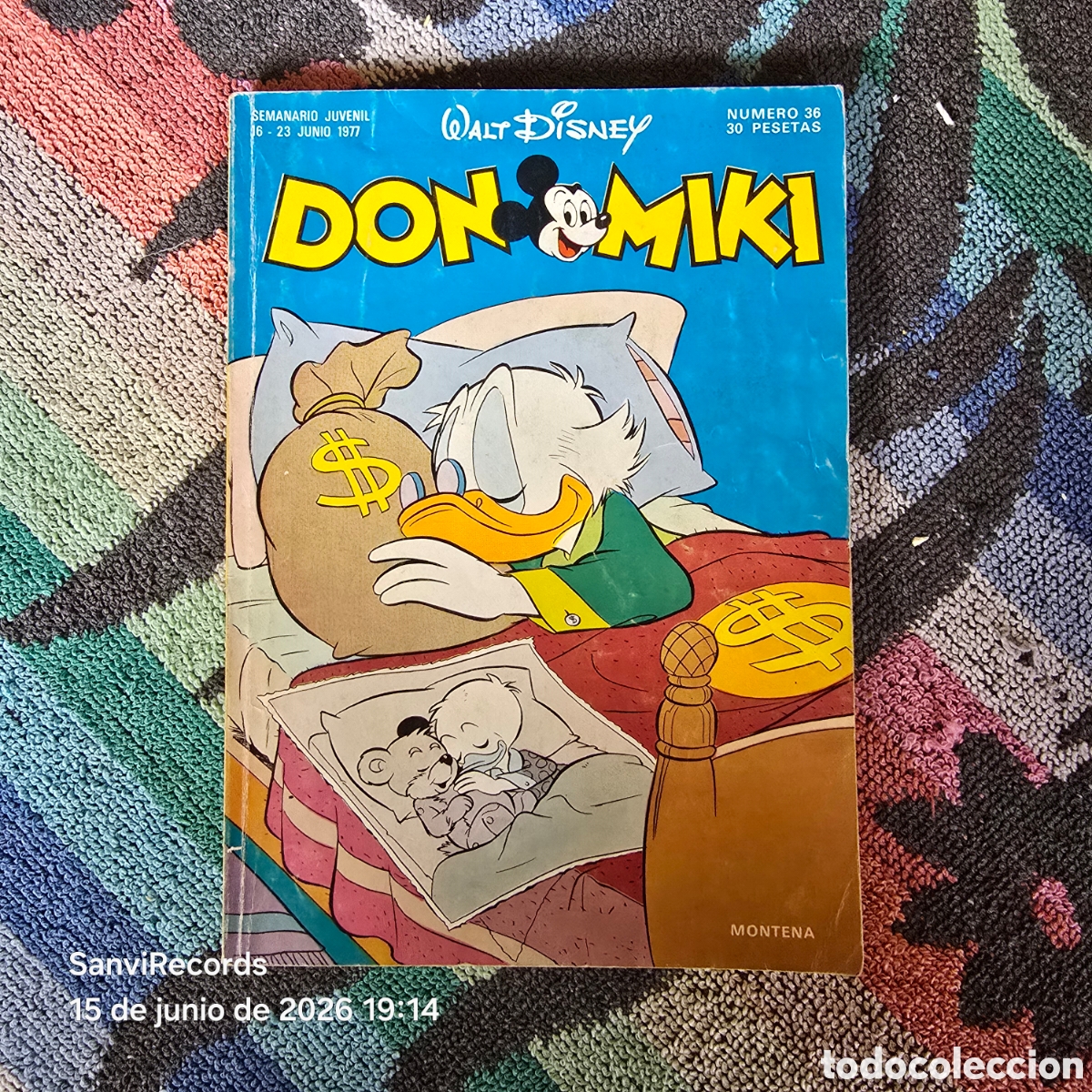 Tebeos: WALT DISNEY, DON MIKI 36 (MONTENA)