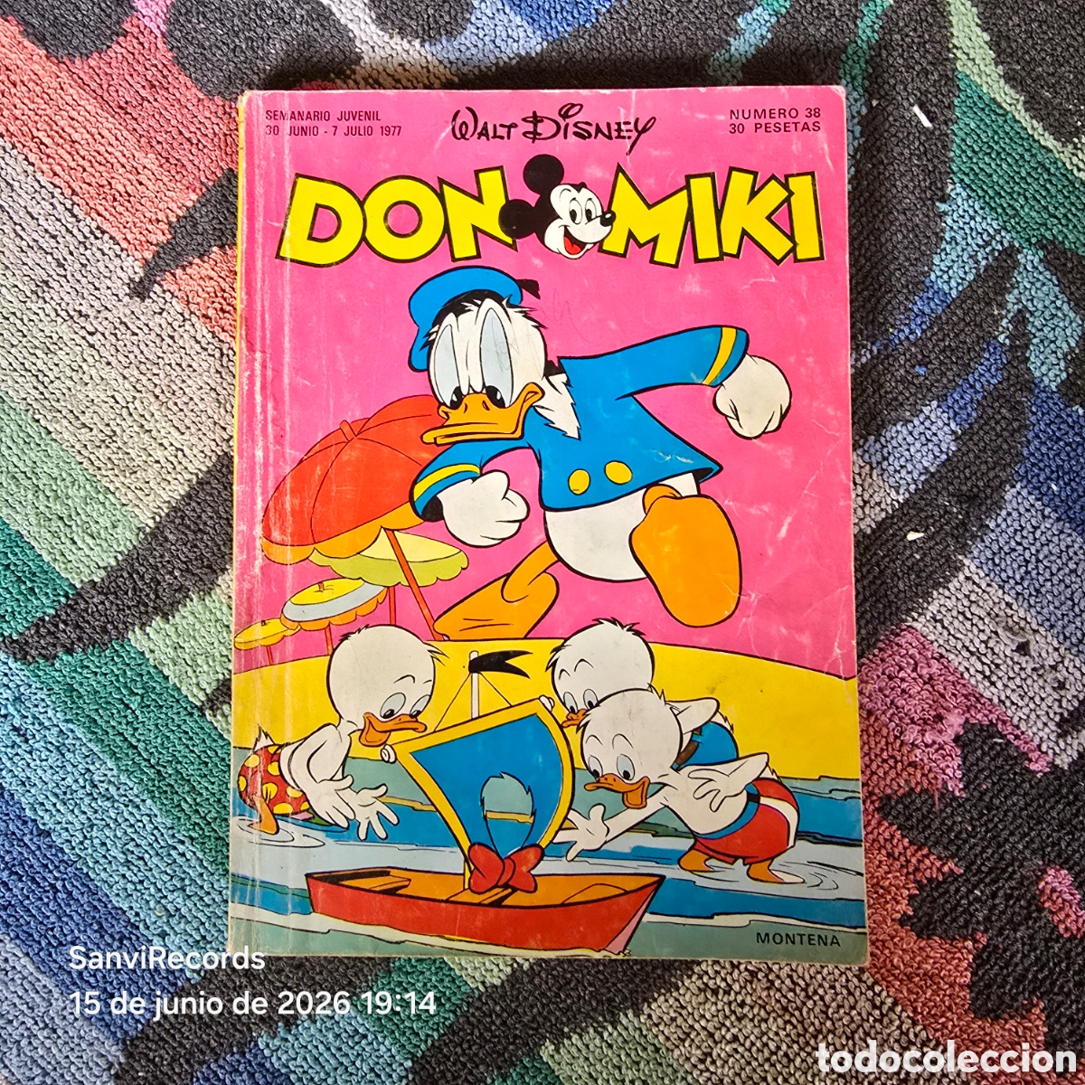 Tebeos: WALT DISNEY, DON MIKI 38 (MONTENA)